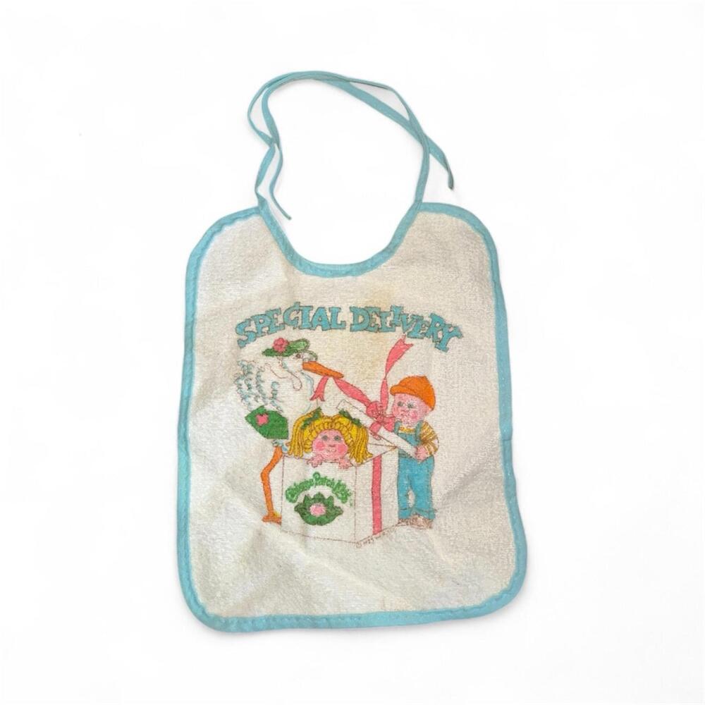 VINTAGE‎ 1983 CABBAGE PATCH KIDS BABY BIB TOMMEE TIPPEE SPECIAL DELIVERY